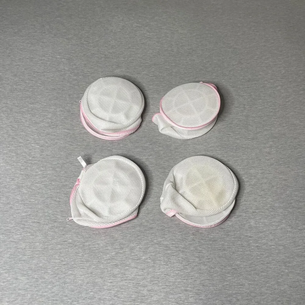 Target Circular Mesh Laundry Delicates & Bra Wash Zip-Up Bags 4 PCS. Set